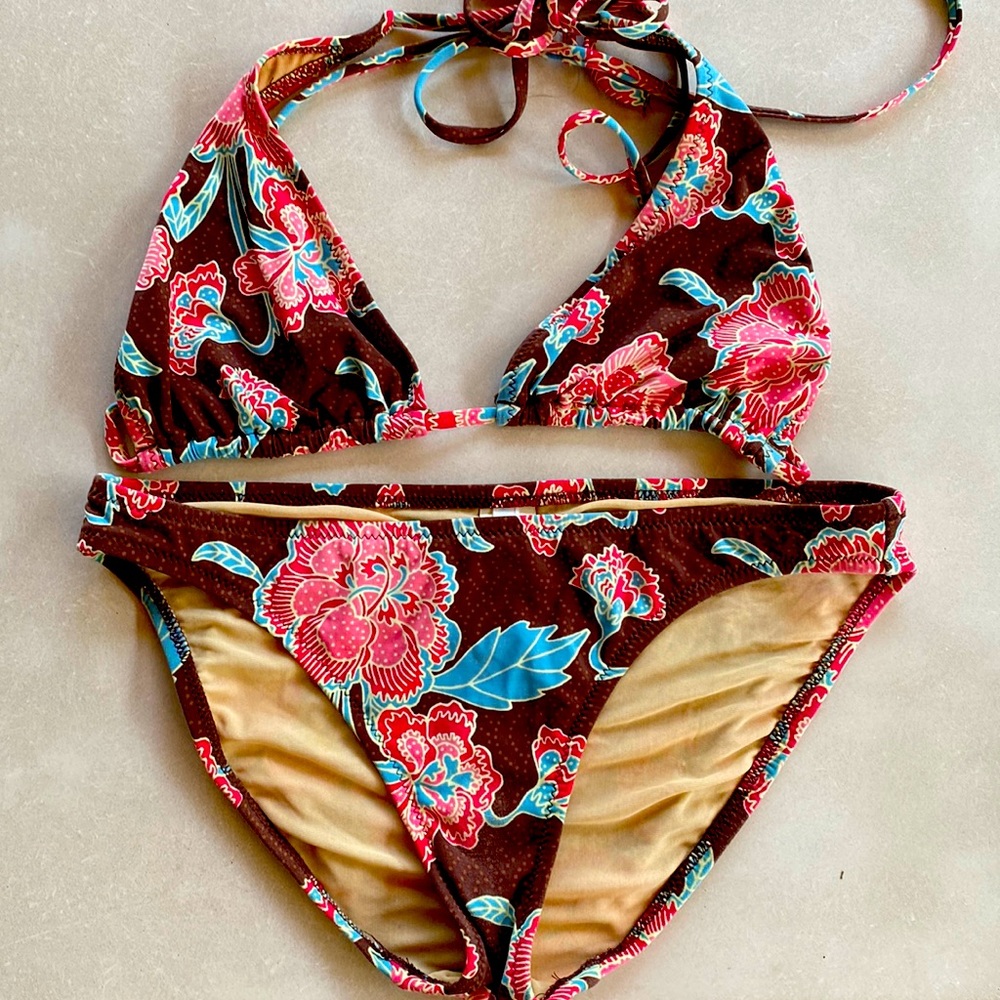 String Bikini JCrew M bottom, L top